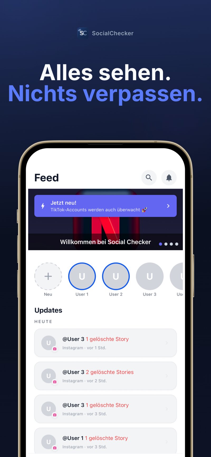 SocialChecker App